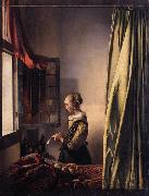 VERMEER VAN DELFT, Jan Girl Reading a Letter at an Open Window china oil painting artist